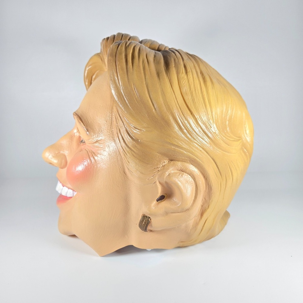NICE Hillary Clinton Halloween Rubber Vinyl Face Head Mask Costume Disguise 2006 - Picture 8 of 13